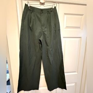 NWOT The Harlow Wide-Leg Pant in Drapey Twill